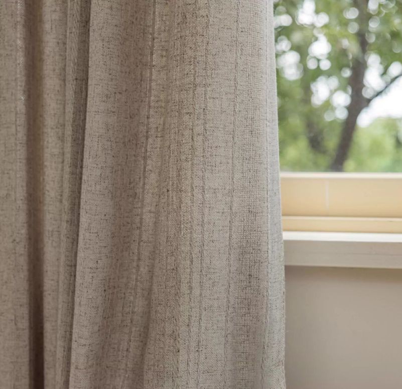 Cotton Lined Linen Curtains