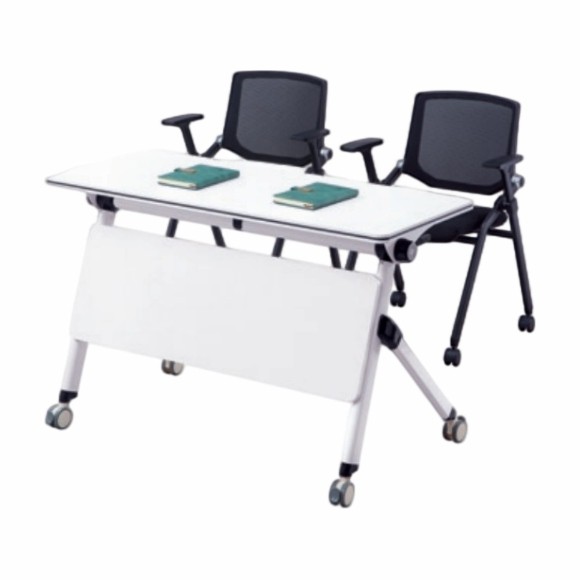 Steel And Wood Training Table